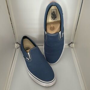 Men’s size 12 vans, blue, worn 1x
